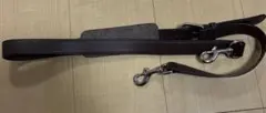 レザー製ショルダーストラップ ダークブラウン