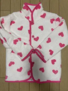 ハート柄フリースジャケット