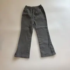 キッズ リブパンツ グレー digreen 韓国子供服　フレアパンツ　120