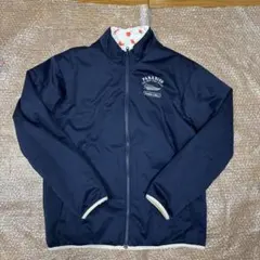 本日迄paradisoゴルフ薄中綿リバーシブルジャケットジャンパーLLメンズ