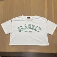 LOVETOXIC Blandly クロップドTシャツ