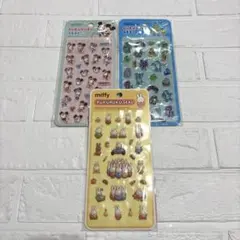 【新品未開封】ディズニー/ミッフィ/ぷくぷくシール/3点セット