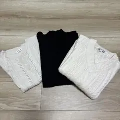 3枚セット　ユニクロセーター2枚とベスト1枚
