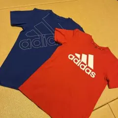【美品】アディダス Tシャツ　 2枚セット　160cm