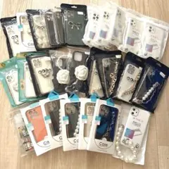 iPhone11 /12ケースセット クリア・デザイン多数 27点　まとめ売り