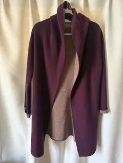 MIREPOIX バーガンディ フード付き コーディガン