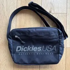Dickies ブラック ショルダーバッグ　サコッシュ