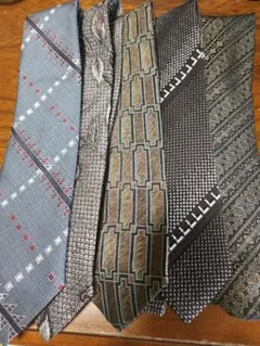 ネクタイセット 5本 幾何学模様