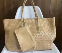 【美品】土屋鞄 ニッティング メッシュ トート バッグのサムネイル