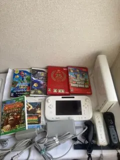 すぐ遊べるWiiU 本体 32GB マリオ25周年(未使用) ほか人気ソフト6本
