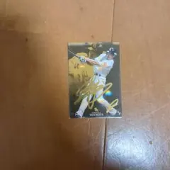 柳田悠岐 サイン入り カルビーカード