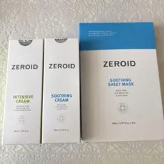 新品　ZEROID ゼロイド スージングクリーム インテンシブクリーム　マスクのサムネイル