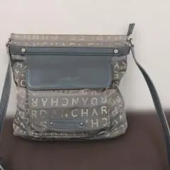 CHARLES JOURDAN ショルダーバッグナイロンx革 シャルルジョルダン