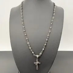 美品 ジャスティンデイビス ネックレス 十字架 タイニークロスチェーン 純正のサムネイル