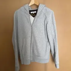 TOMMY グレー ジップアップパーカー