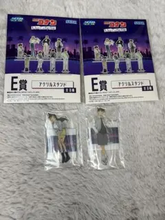名探偵コナン SEGAラッキーくじ　E賞 アクリルスタンド 工藤新一・毛利蘭