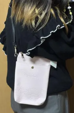 My Melody ピンク ショルダーバッグ　マイメロディ　合成皮革