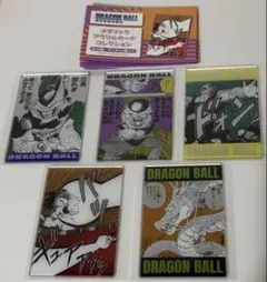 ドラゴンボール メタリックアクリルカード 孫悟空神龍フリーザ等5枚セット