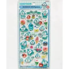 ボンボンドロップシール ハンギョドン　ぷっくり 立体 サンリオ
