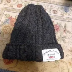 HIGHLAND2000 ニット帽 ウール　100%　イギリス製