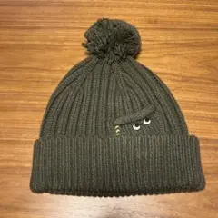 UNIQLO アニヤハインドマーチ　ニット帽　ポンポン