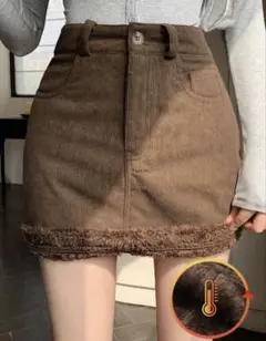 SHEIN DAZY コーデュロイミニスカート