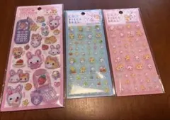 フワフワらびちゃん　セット　平成ハッピーフォン　タイル