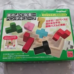 頭のよくなるペンタキューブ　【学研】知育パズル