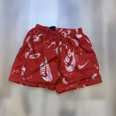 NIKE ロゴプリント ショートパンツ Mサイズ レッド