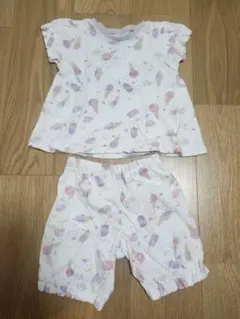 アプレレクール　アイスクリーム柄 パジャマセット 100