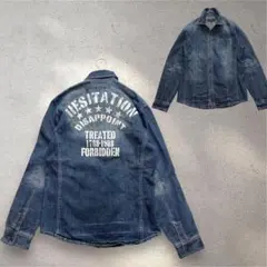 Archive in the attic y2k デニムシャツ　XL アーチロゴのサムネイル
