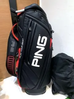 良品 PING キャディバッグ カーキ ゴルフバッグ 男女兼用 6口 - メルカリ