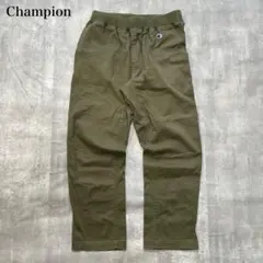 チャンピオン【M】イージーパンツ チノパン テーパードシルエット 刺繍ロゴ