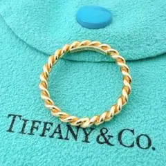 Tiffany K18YGインフィニティ ナローリング7.5号美品 - メルカリ