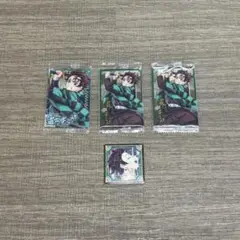 炭治郎 カード4個,シール+おまけ付き