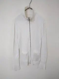 美品　バナナリパブリック　長袖カットソー　レディースS　ジップアップ　ハイネック