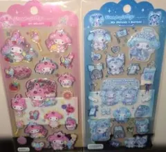 2点　匿名配送　サンリオ　マイメロ クロミ ドロップジェリーシール