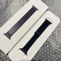 Apple Watch 純正 ブラック/ブルーNIKEスポーツループ