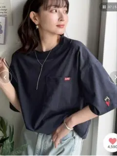 クラシカルエルフ　裾スピンドル フロッキーバックプリントビッグTシャツのサムネイル