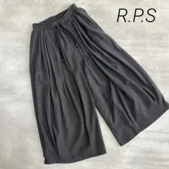 r.p.s アールピーエス　ワイドパンツ グレー F 秋冬 スエード　ゆったり