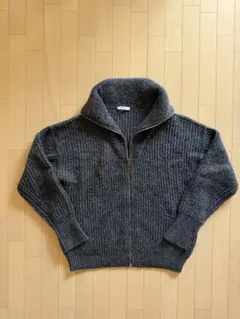 LEMAIRE 24AW アルパカ ヤク ジップアップ ニット L イタリア製のサムネイル