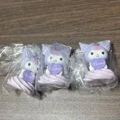 サンリオキャラクターズ　ホイップクリームマスコット【クロミ】　3点セット