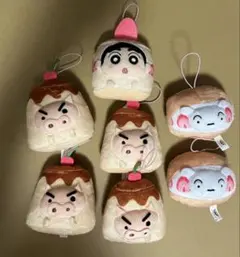 クレヨンしんちゃん　ぬいぐるみマスコット　〜デザートだいすきだゾ