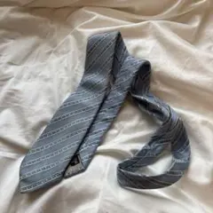 Giorgio Armani グレー ストライプ ネクタイのサムネイル