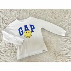 【即購入OK】【100cm】GAPスマイリーフェイス 長袖Tシャツ 3years