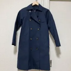 GU ネイビー トレンチコート　Sサイズ