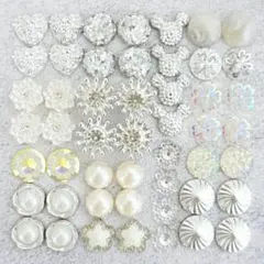 【②シルバー】アクセサリーパーツ　ハンドメイド素材