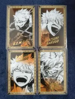 【れお様】僕のヒーローアカデミア 箔押しクリアカード 爆豪勝己 ヒロアカ展