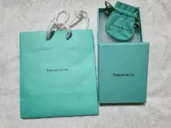 ティファニー空箱 巾着袋 ショップ袋 リボン