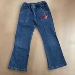 Bitz デニム ロングパンツ ハート型ポケット